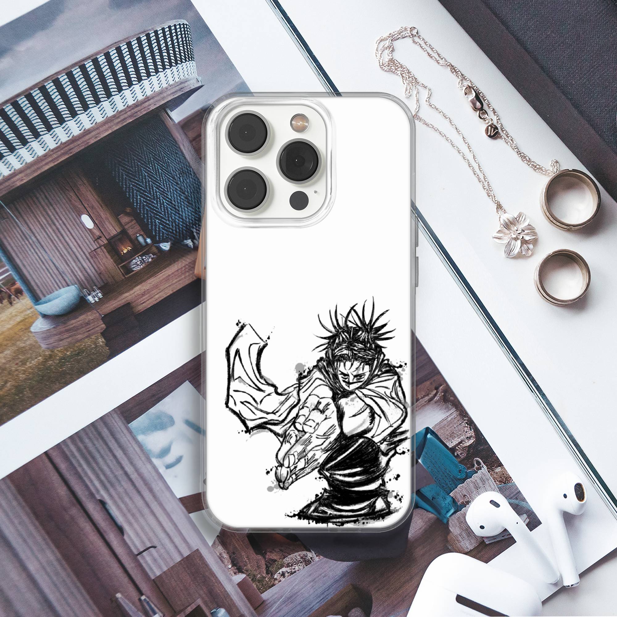 Jujutsu Kaisen Clear Gel Phone Case