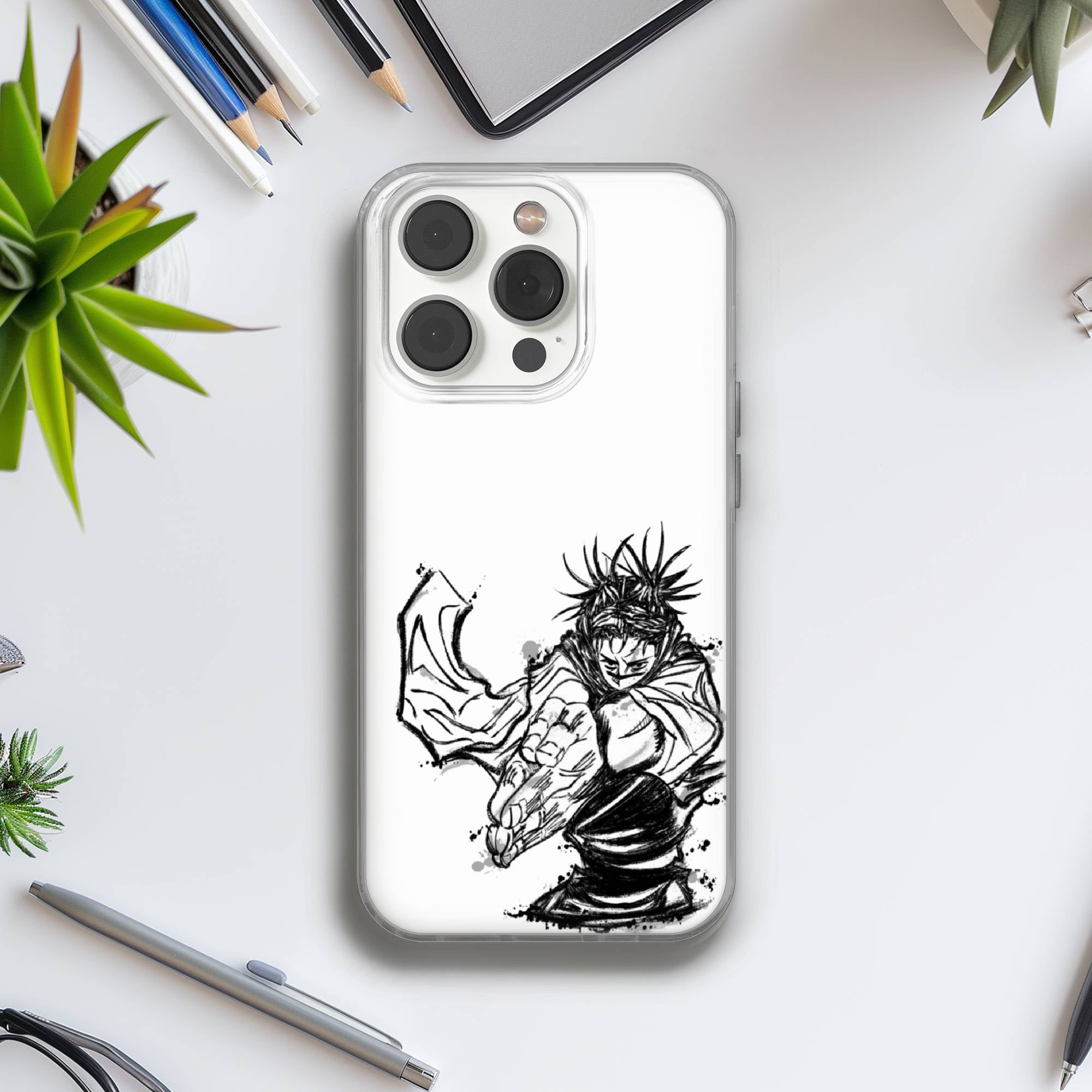 Jujutsu Kaisen Clear Gel Phone Case