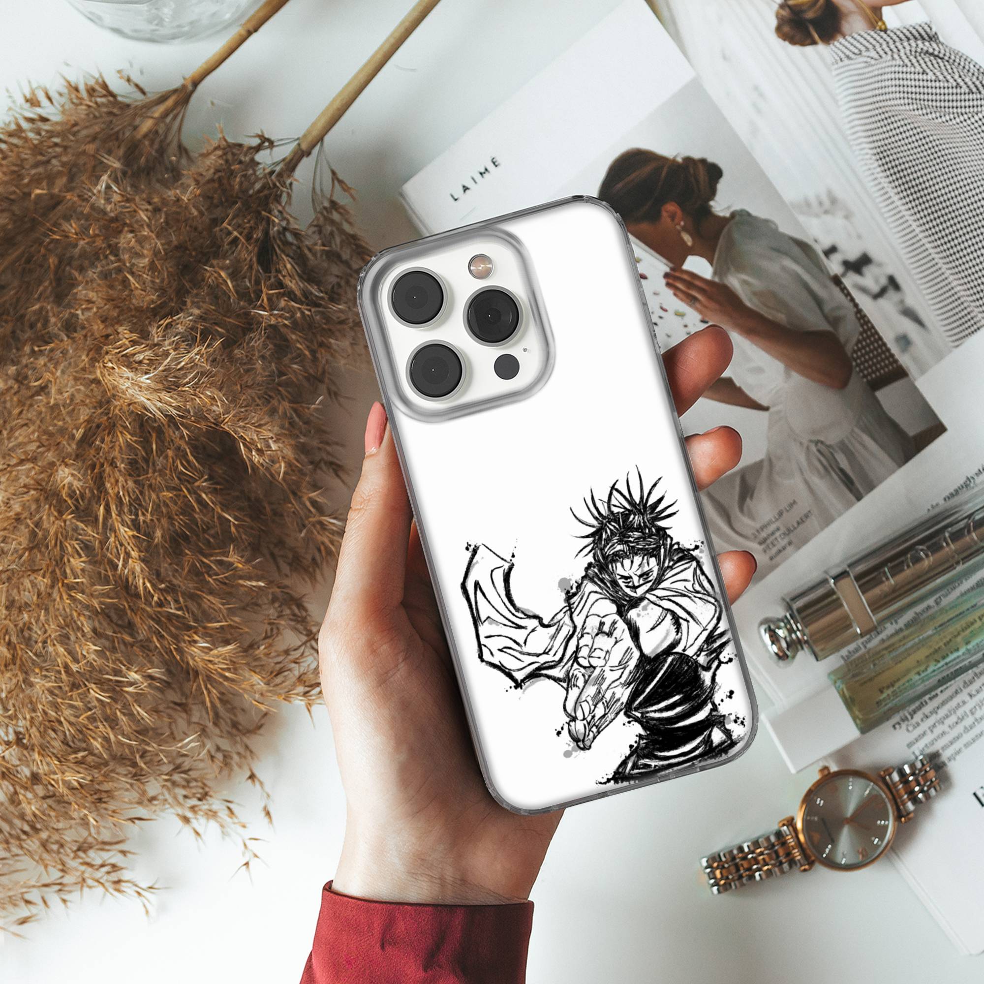 Jujutsu Kaisen Clear Gel Phone Case
