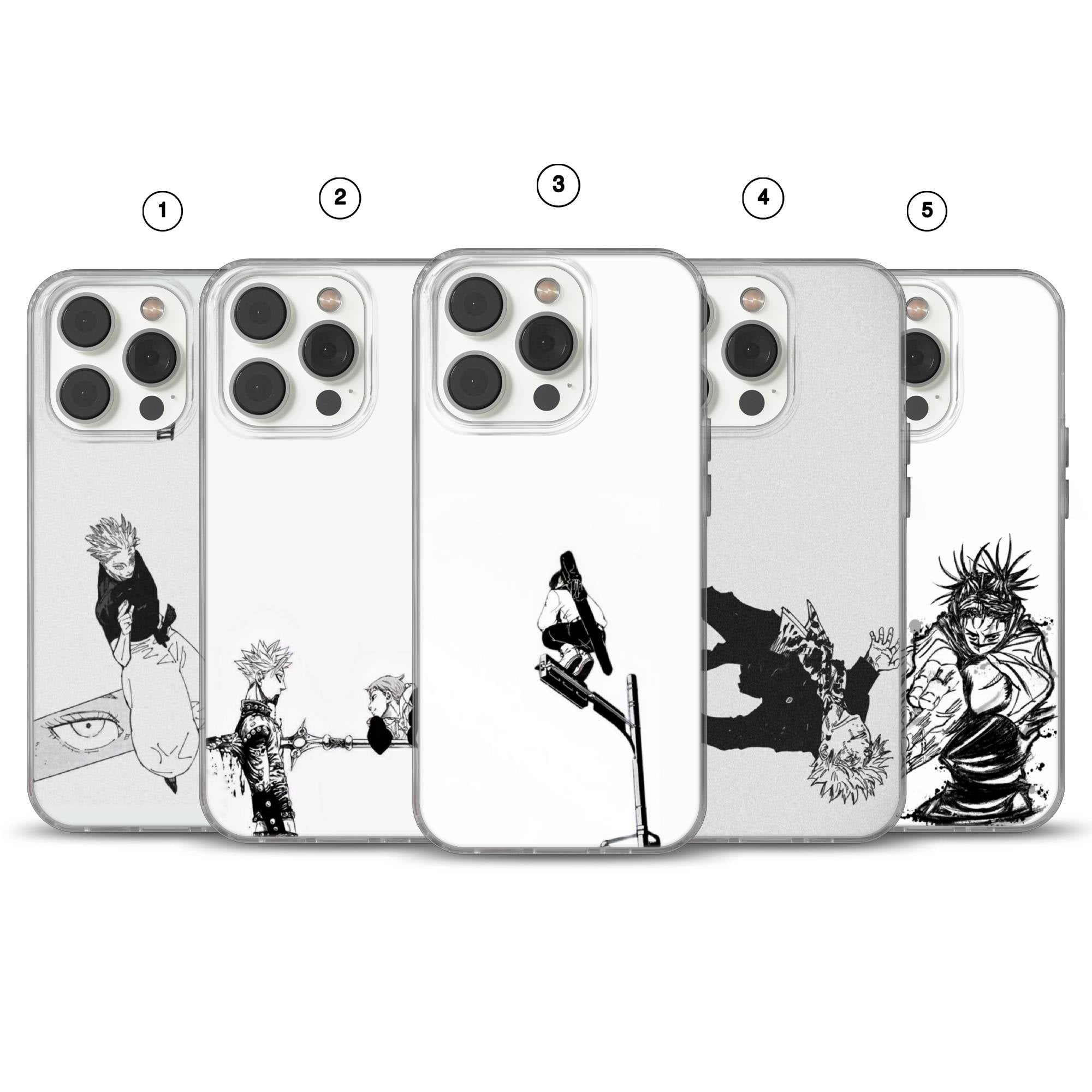Jujutsu Kaisen Clear Gel Phone Case
