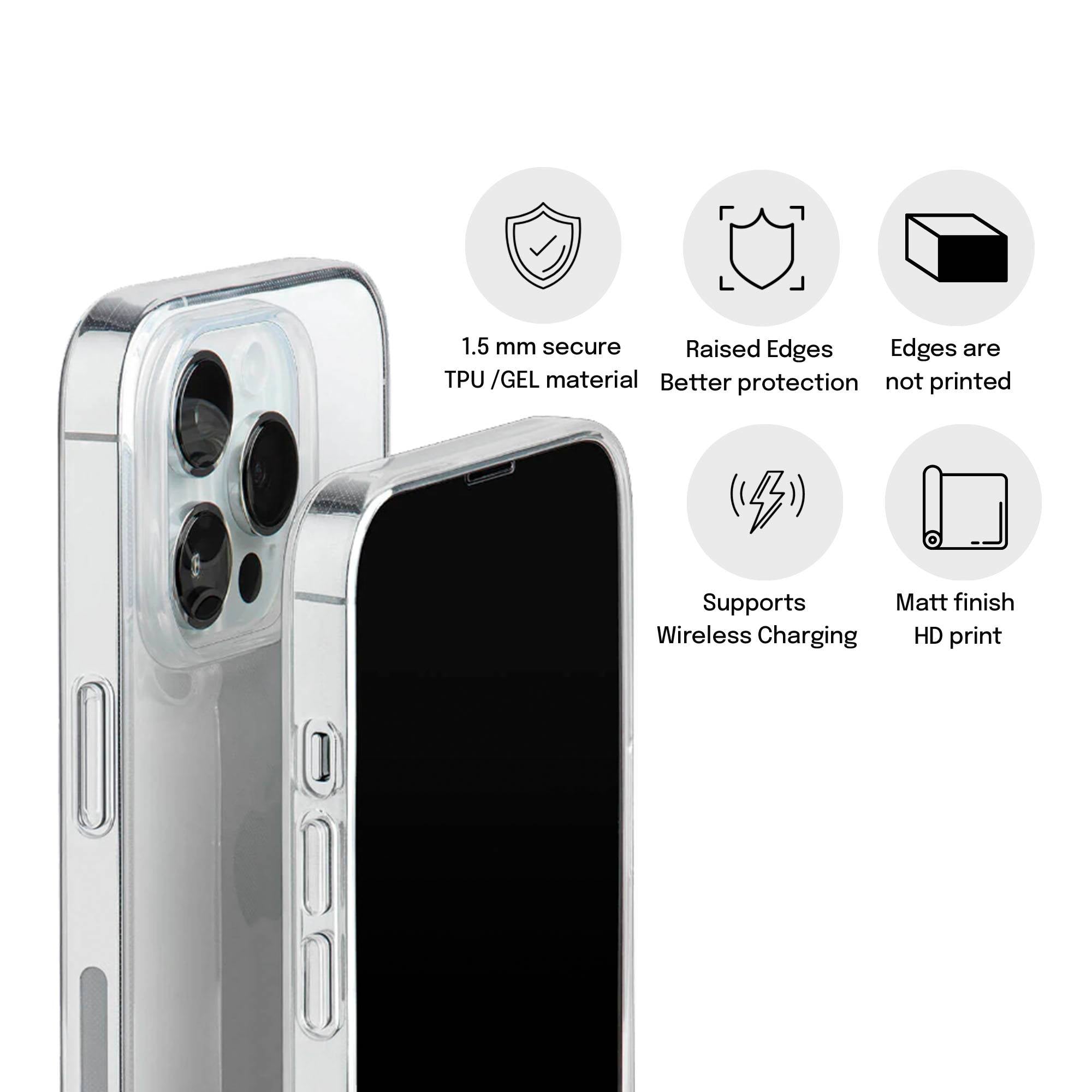 Jujutsu Kaisen Clear Gel Phone Case