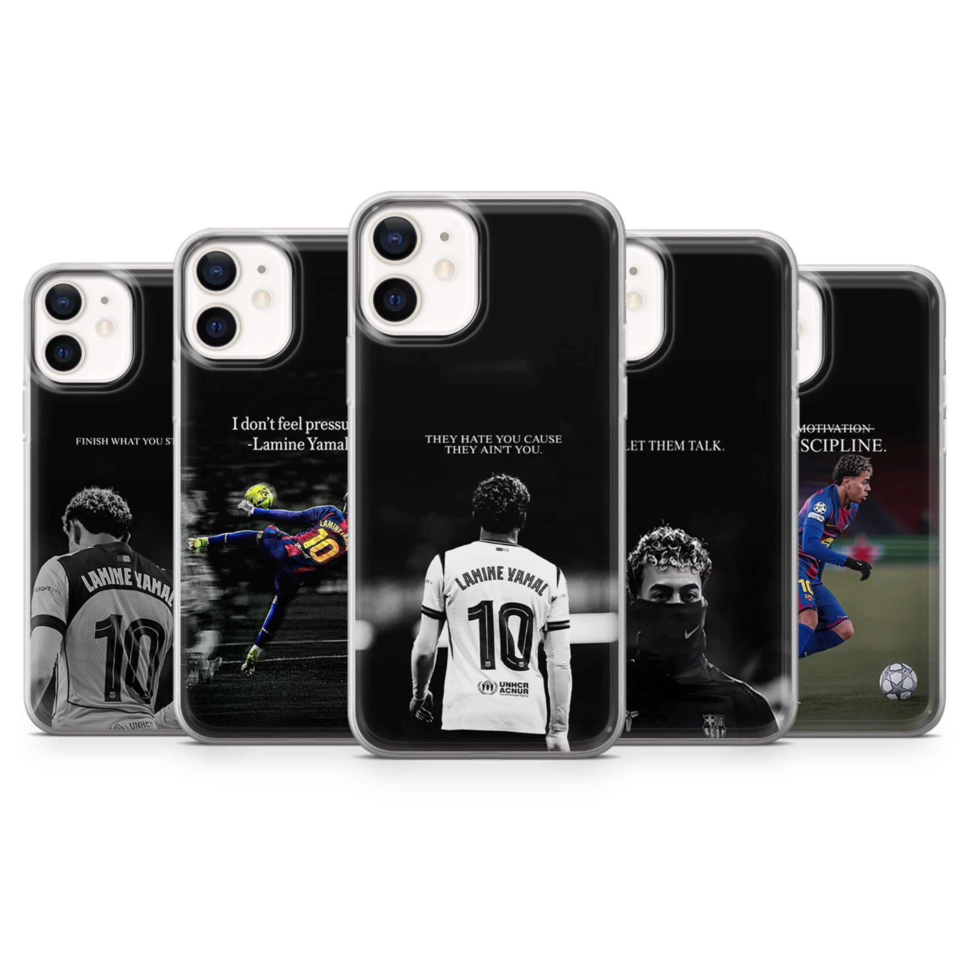 Lamine Yamal With Motivational Quotes Phone Case