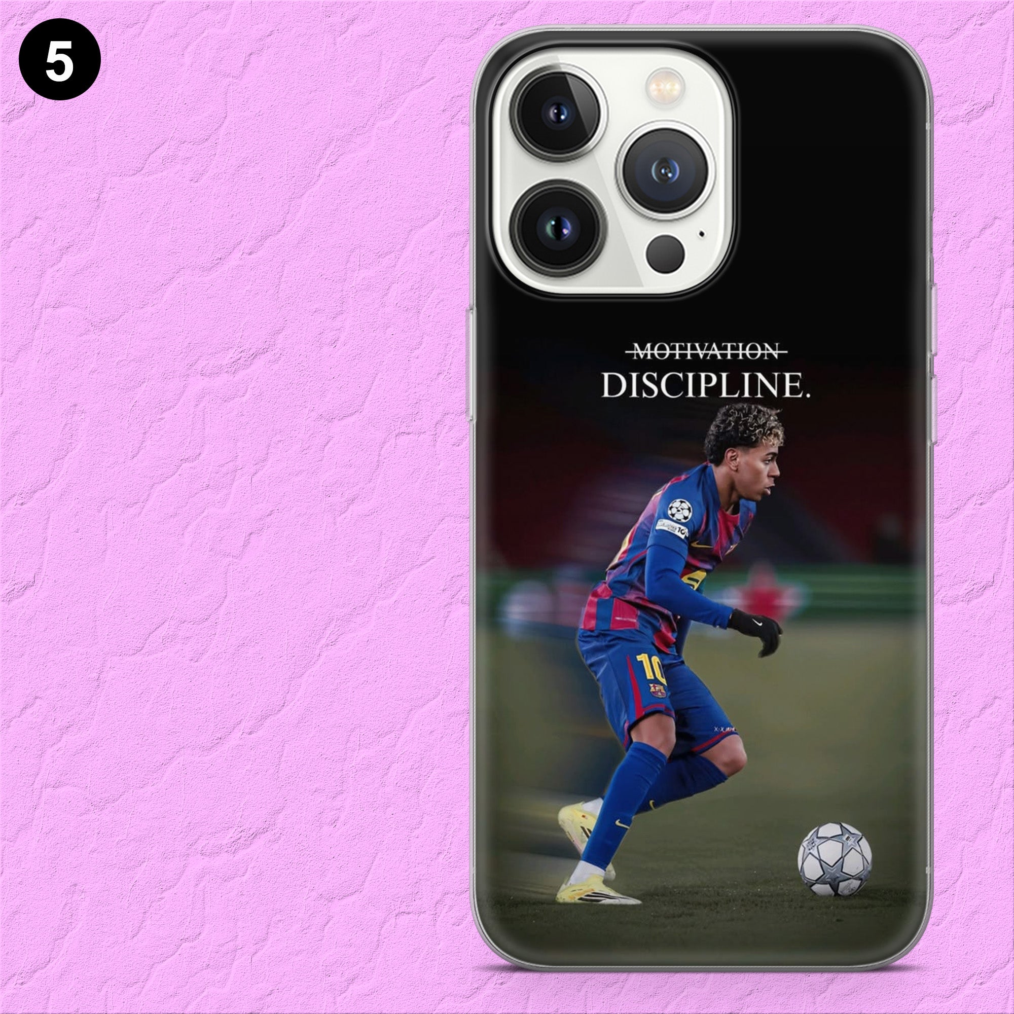 Lamine Yamal With Motivational Quotes Phone Case